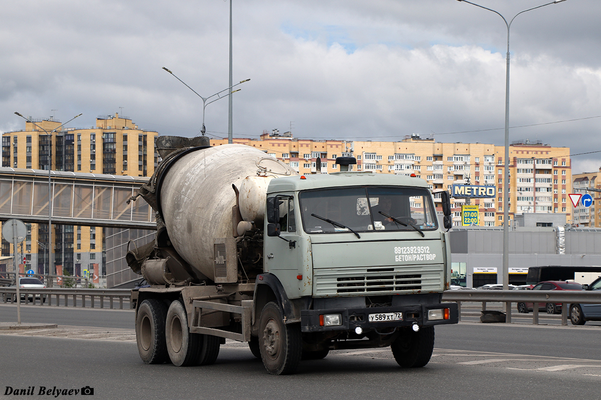 Тюменская область, № У 589 ХТ 72 — КамАЗ-53229-15 [53229R]