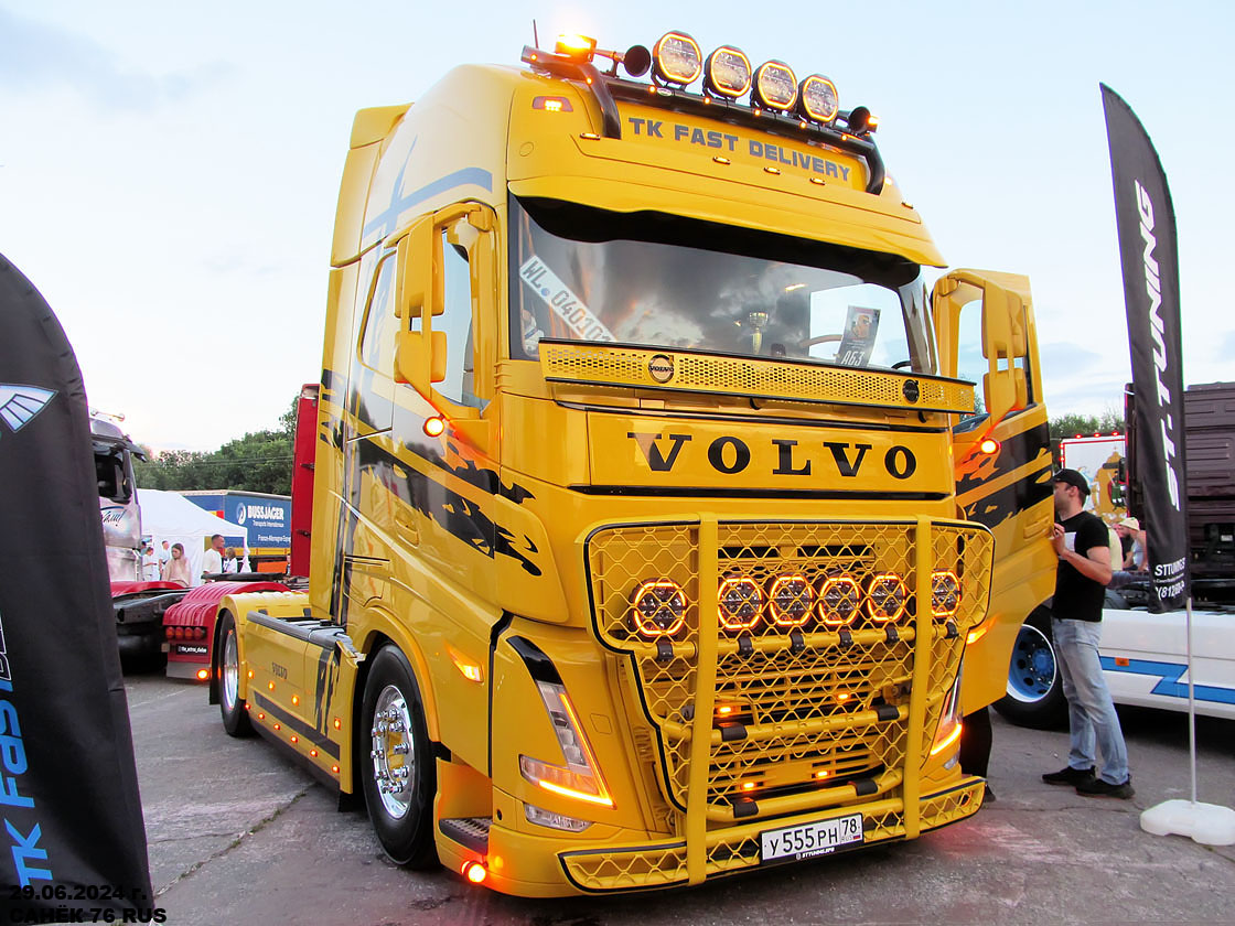 Санкт-Петербург, № У 555 РН 78 — Volvo ('2020) FH.500; Московская область — Фестиваль TruckDay 2024 — июнь