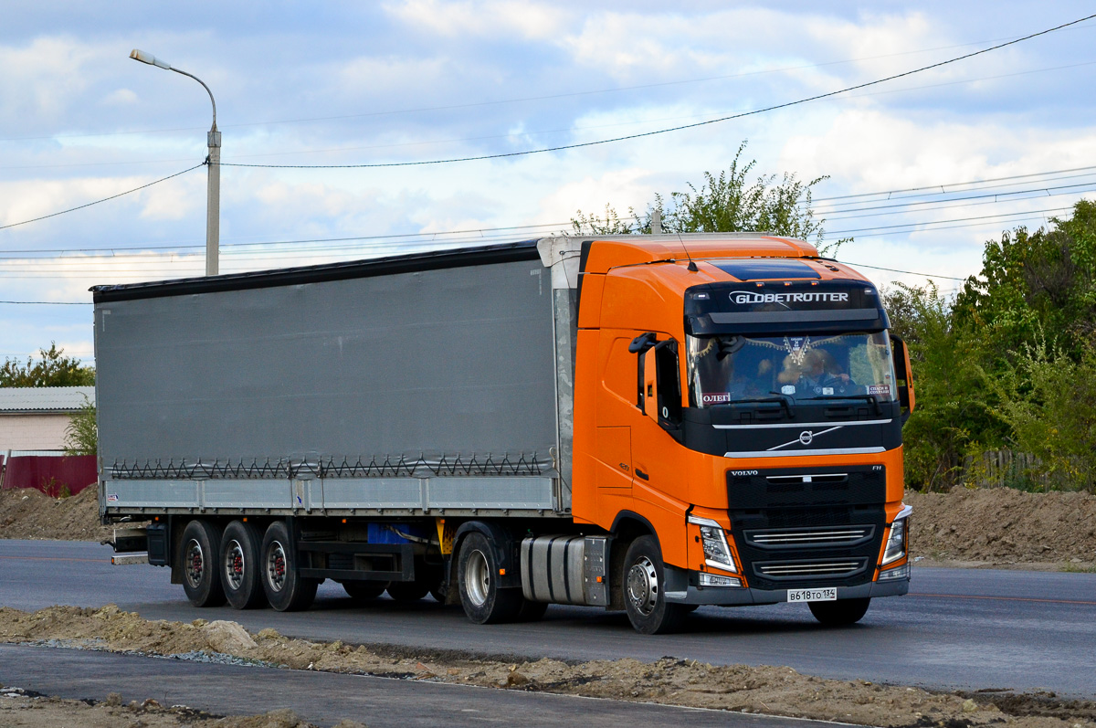 Волгоградская область, № В 618 ТО 134 — Volvo ('2012) FH.420 [X9P]