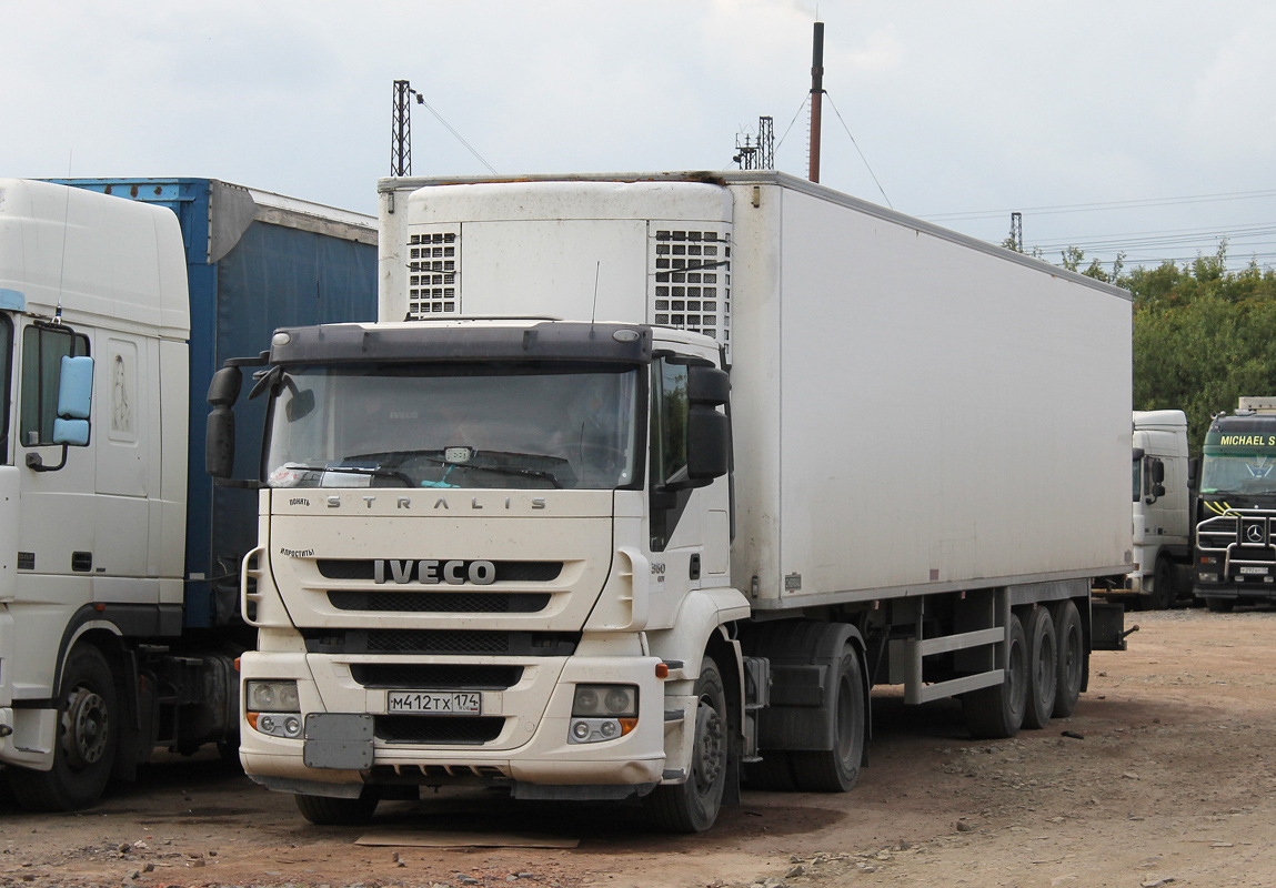 Челябинская область, № М 412 ТХ 174 — IVECO Stralis ('2007) 350