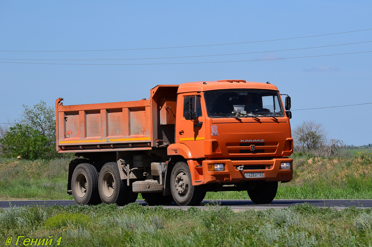 Волгоградская область, № Т 438 ВТ 64 — КамАЗ-65115-N3(78)