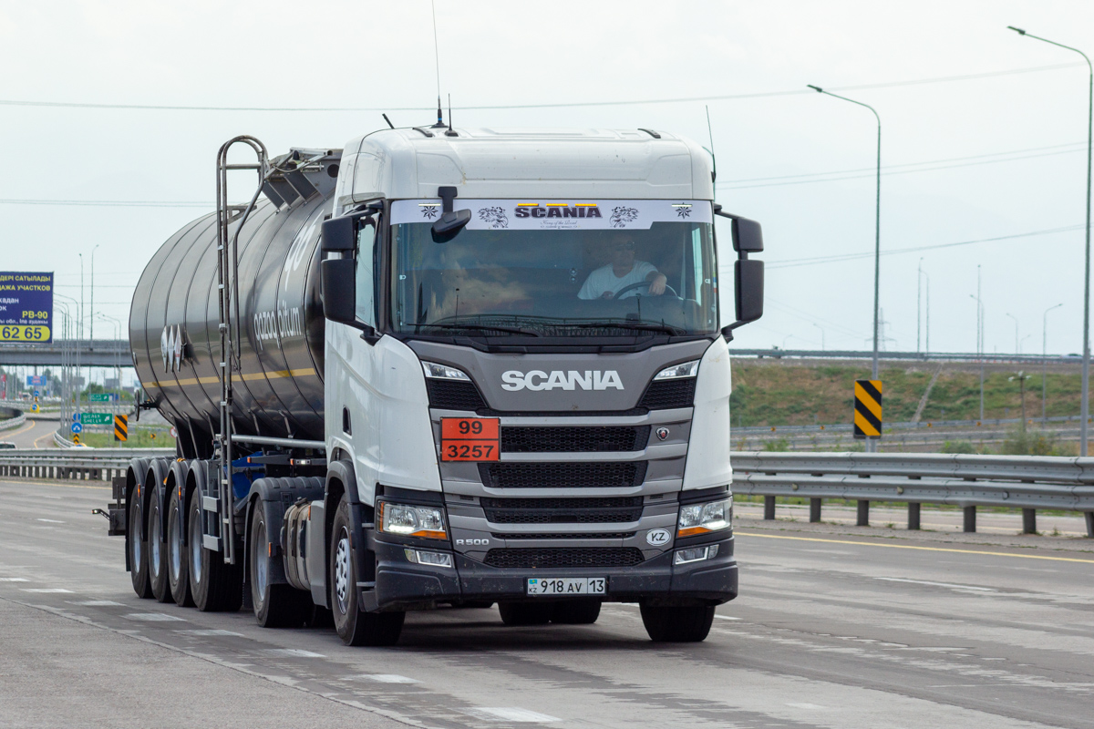 Туркестанская область, № 918 AV 13 — Scania ('2016) R500