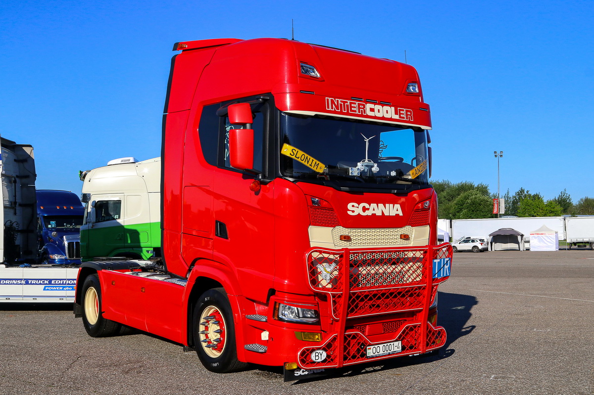 Гродненская область, № ОО 0001-4 — Scania ('2016) S450; Московская область — Фестиваль TruckDay 2024 — июнь