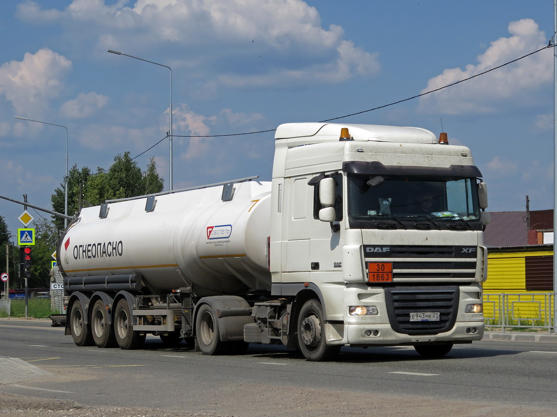 Чувашия, № Е 943 МК 21 — DAF XF105 FT