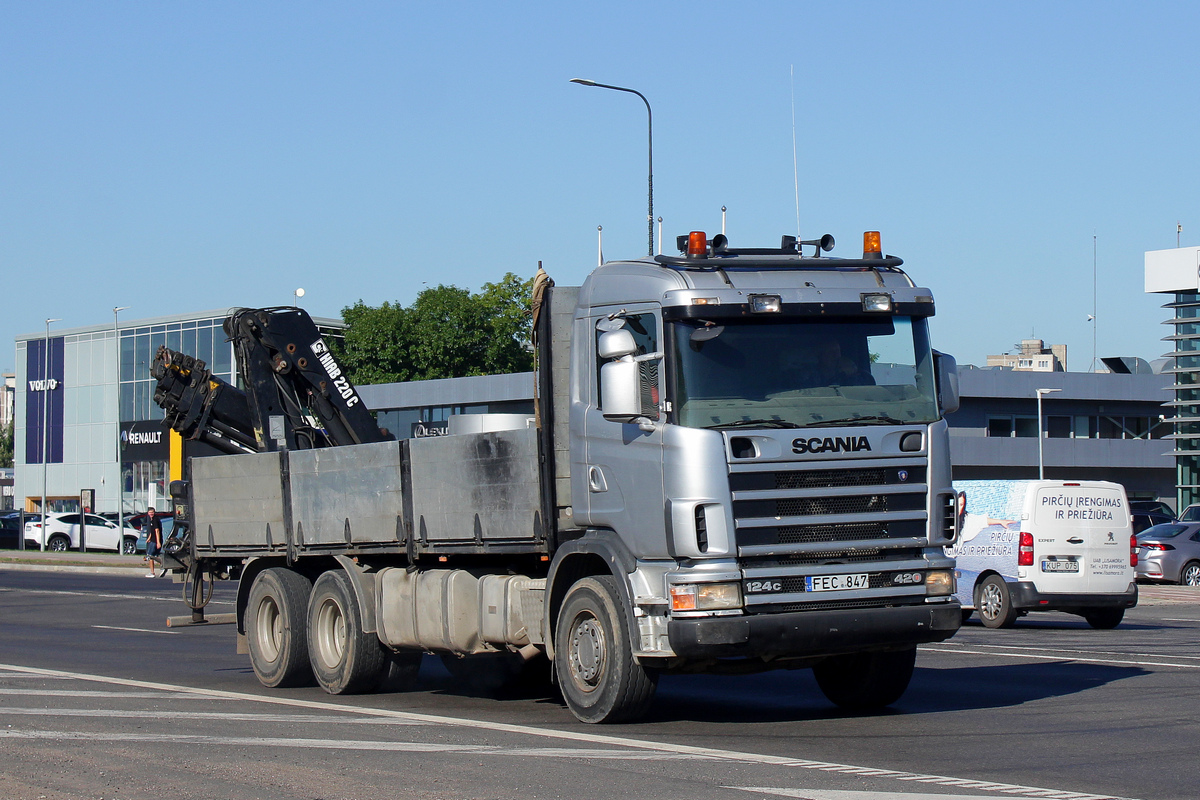 Литва, № FEC 487 — Scania ('1996) R124C