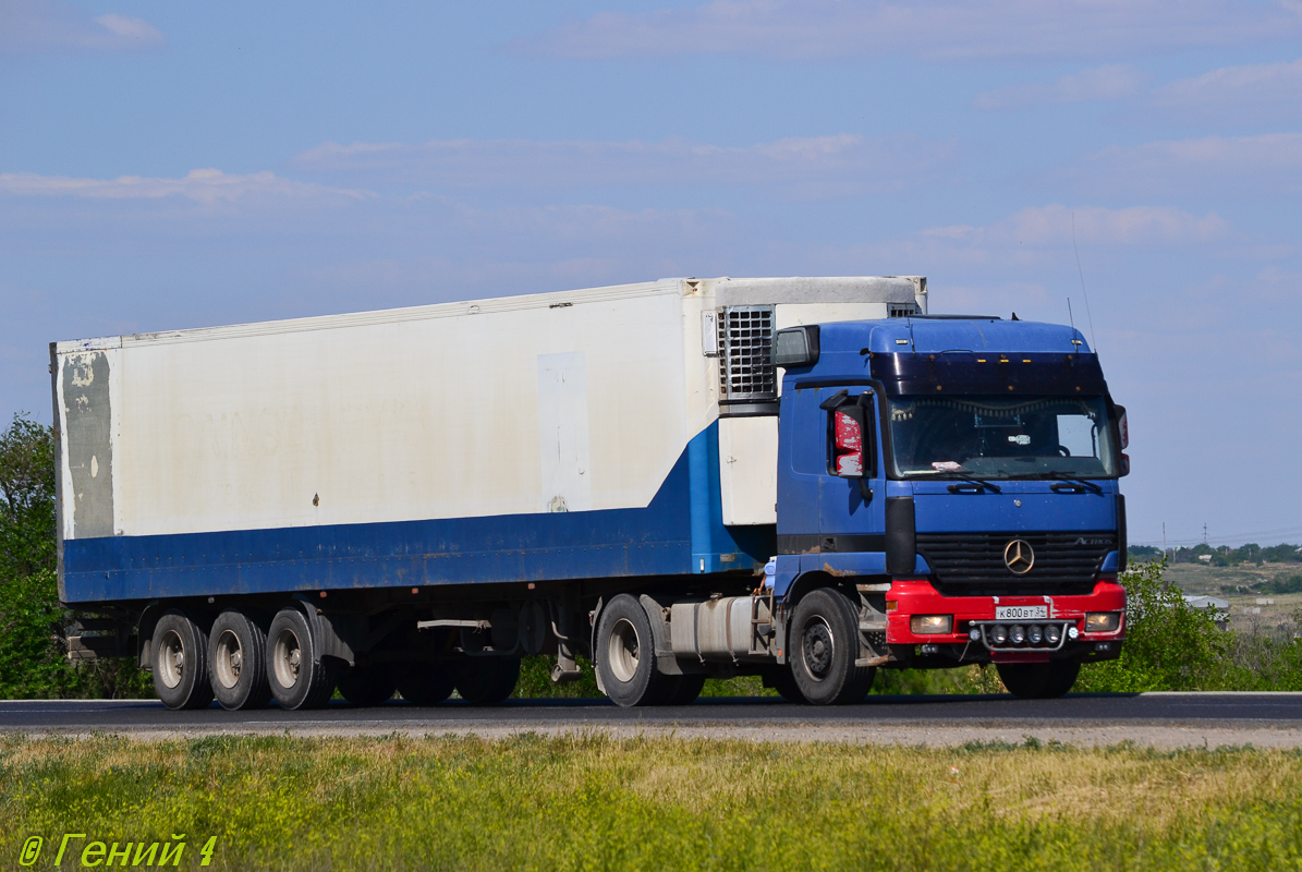 Волгоградская область, № К 800 ВТ 34 — Mercedes-Benz Actros ('1997)