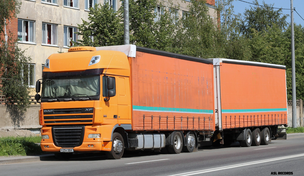 Узбекистан, № 50 254 SBA — DAF XF105 FAR