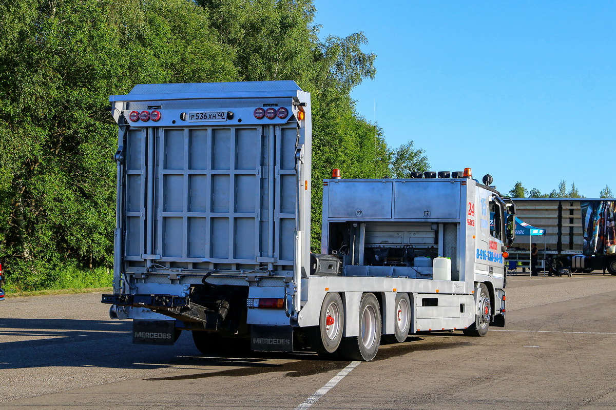 Калужская область, № Р 536 ХН 40 — Mercedes-Benz Actros ('2003) 1836; Московская область — Фестиваль TruckDay 2024 — июнь