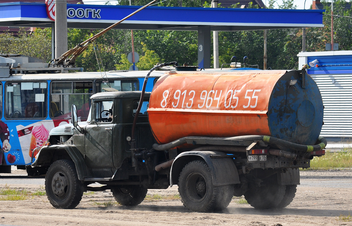 Омская область, № Р 799 РА 55 — ЗИЛ-130 (общая модель)