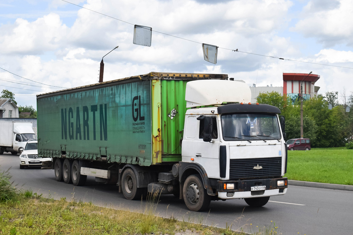 Тверская область, № У 743 ОТ 69 — МАЗ-5432A5