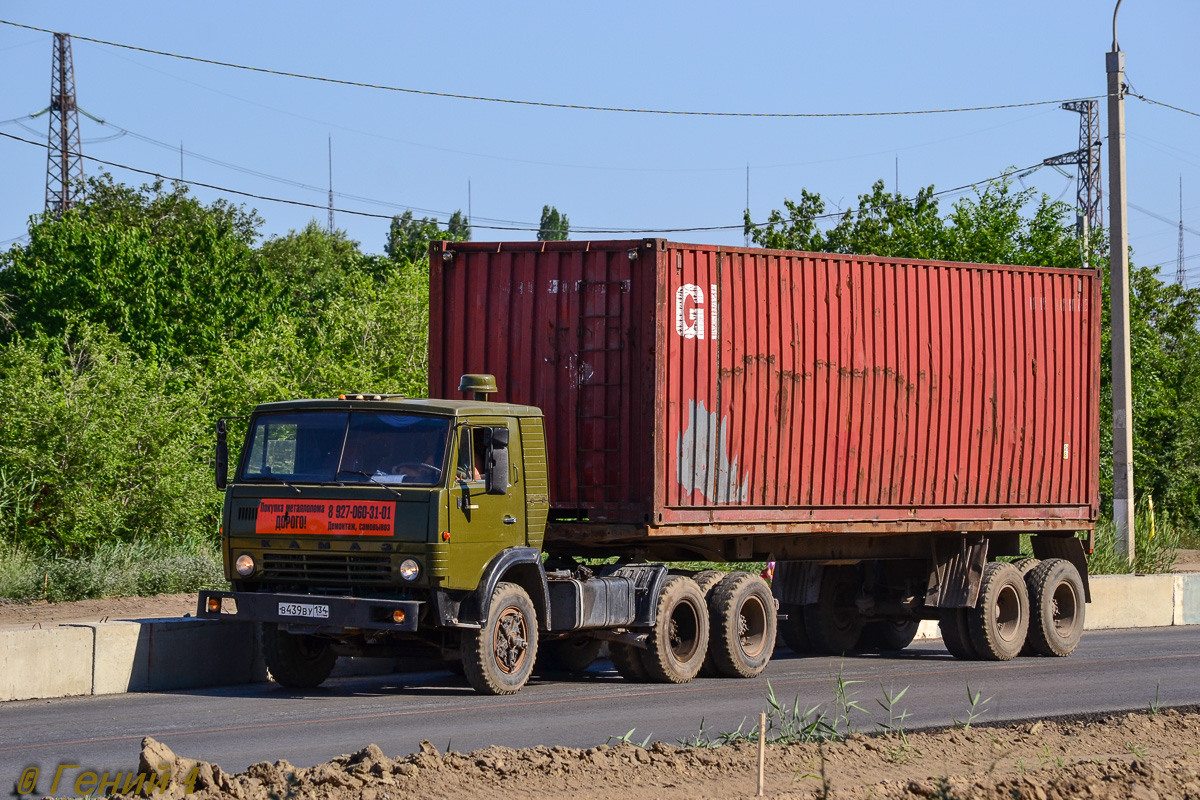 Волгоградская область, № В 439 ВУ 134 — КамАЗ-54112