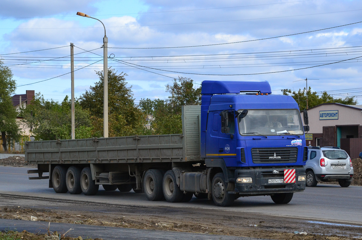 Волгоградская область, № А 307 НТ 134 — МАЗ-643019