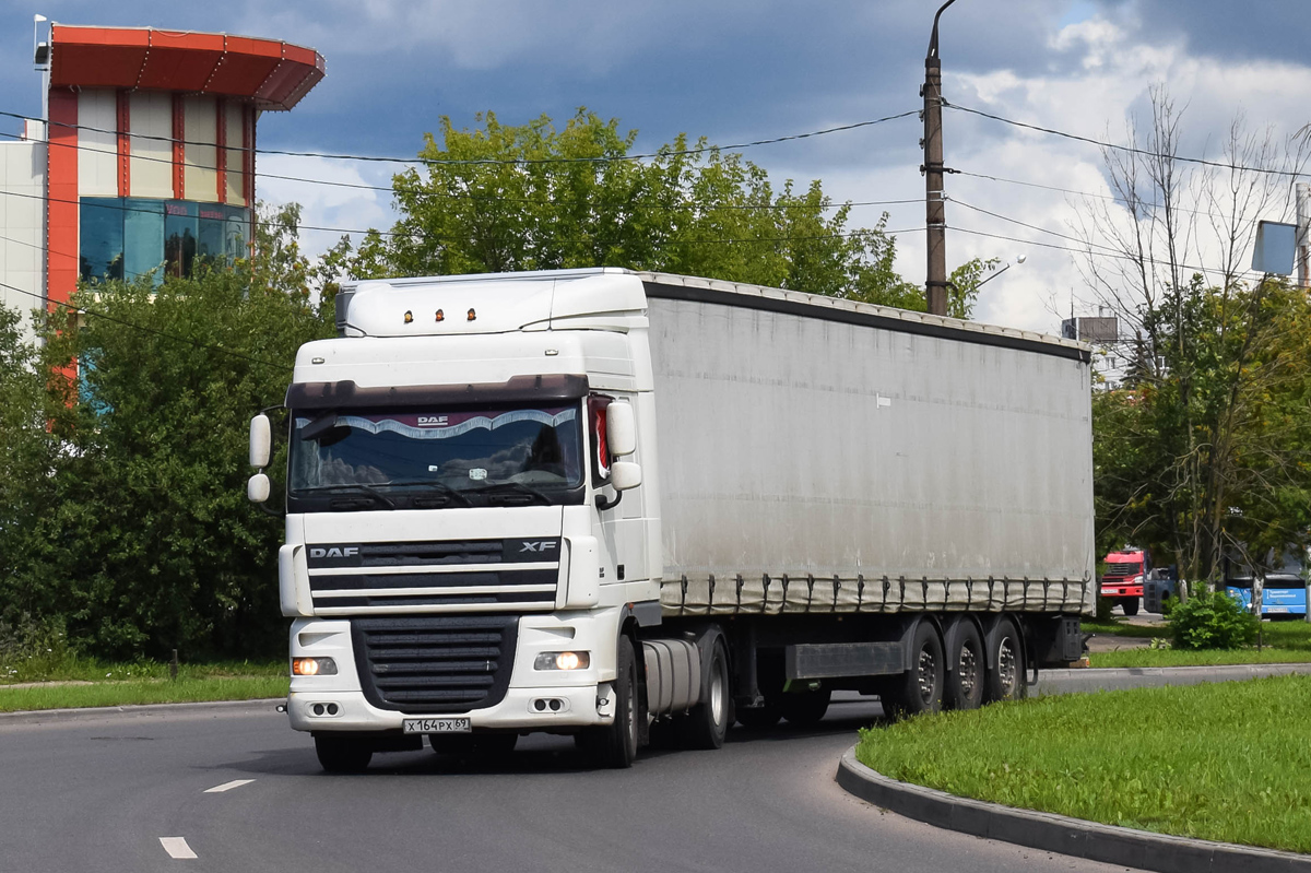 Тверская область, № Х 164 РХ 69 — DAF XF105 FT