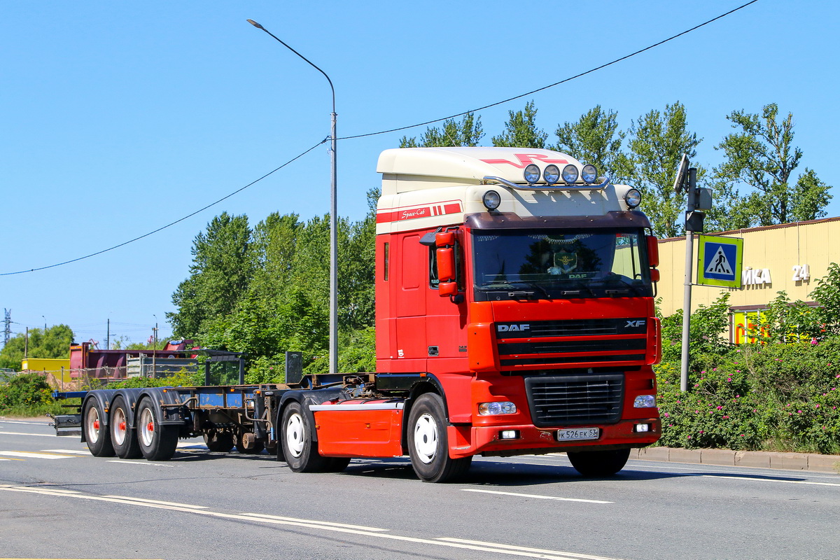 Новгородская область, № К 526 ЕК 53 — DAF XF95 FT