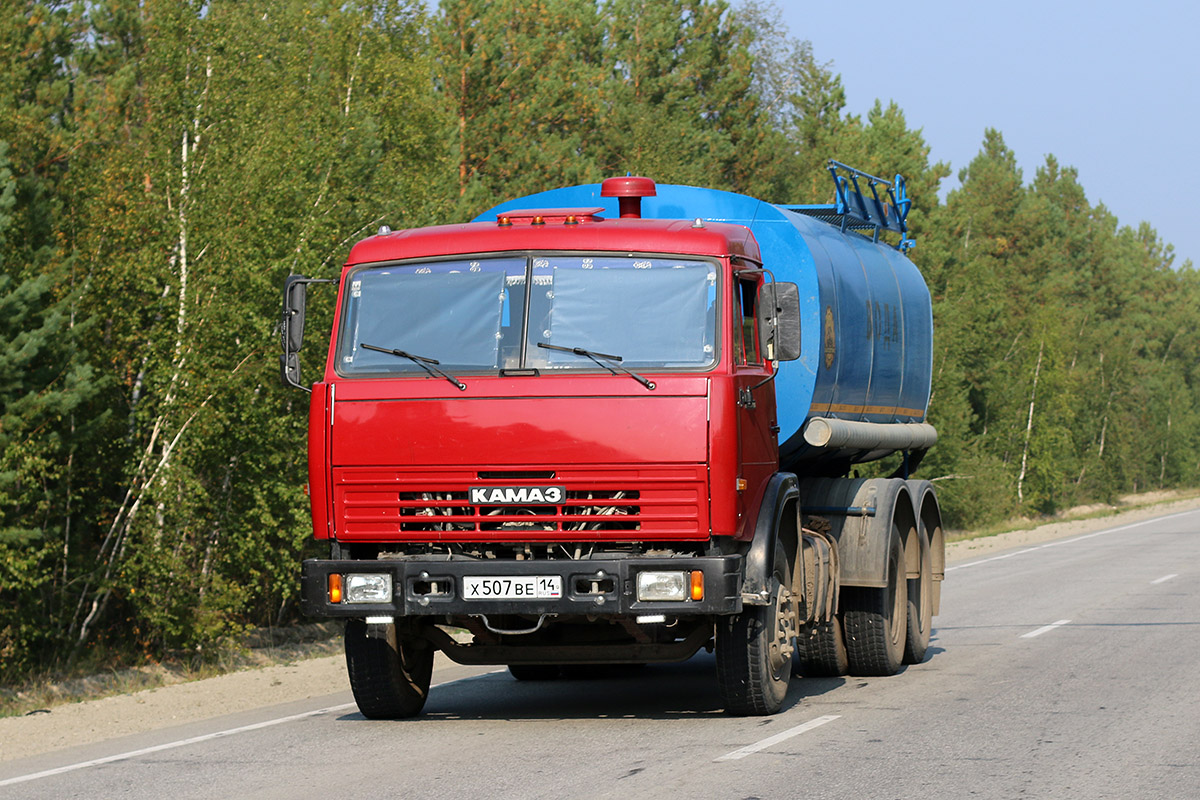 Саха (Якутия), № Х 507 ВЕ 14 — КамАЗ-53215 (общая модель)