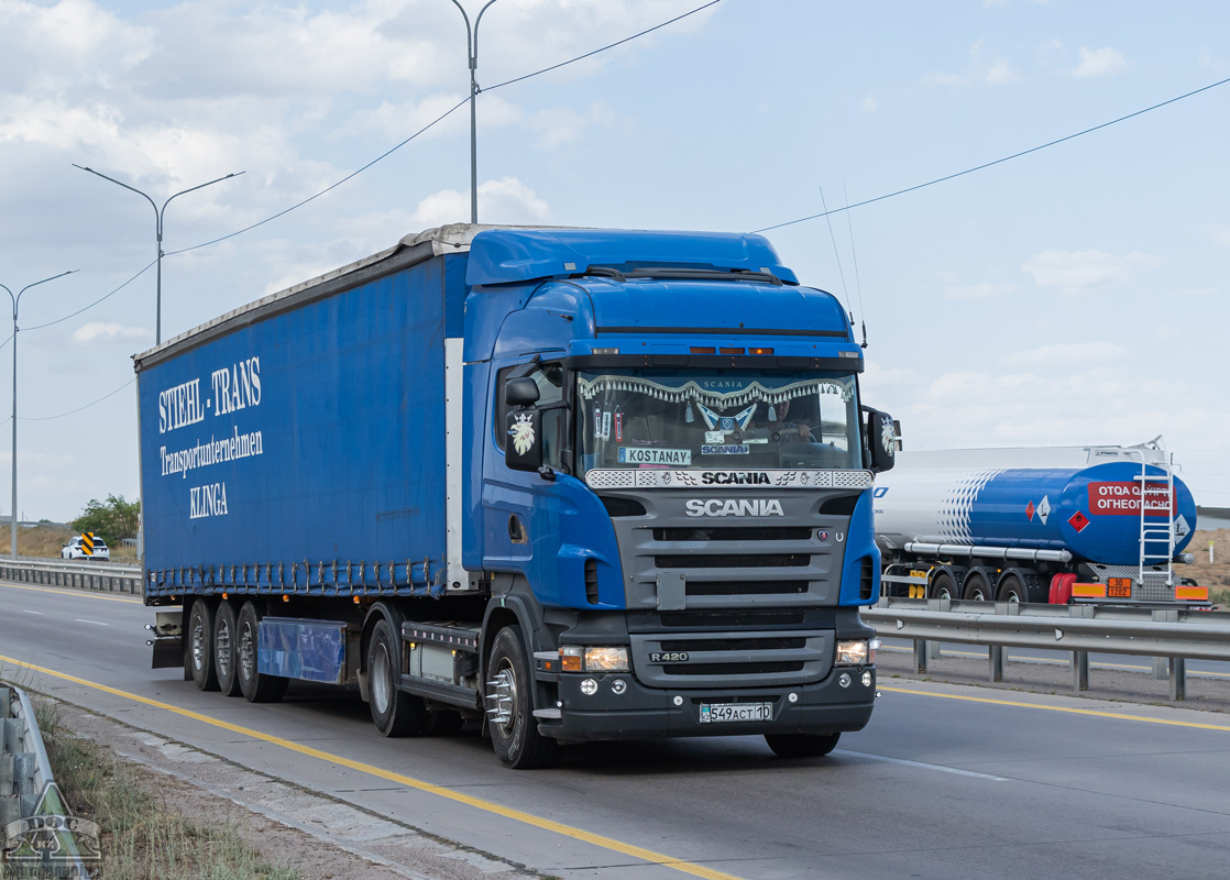 Костанайская область, № 549 ACT 10 — Scania ('2004) R420