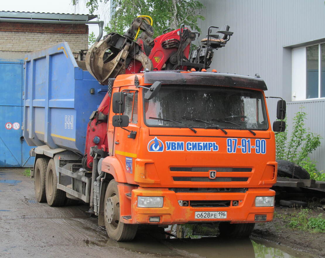 Свердловская область, № О 628 РЕ 196 — КамАЗ-65115-A5(48)