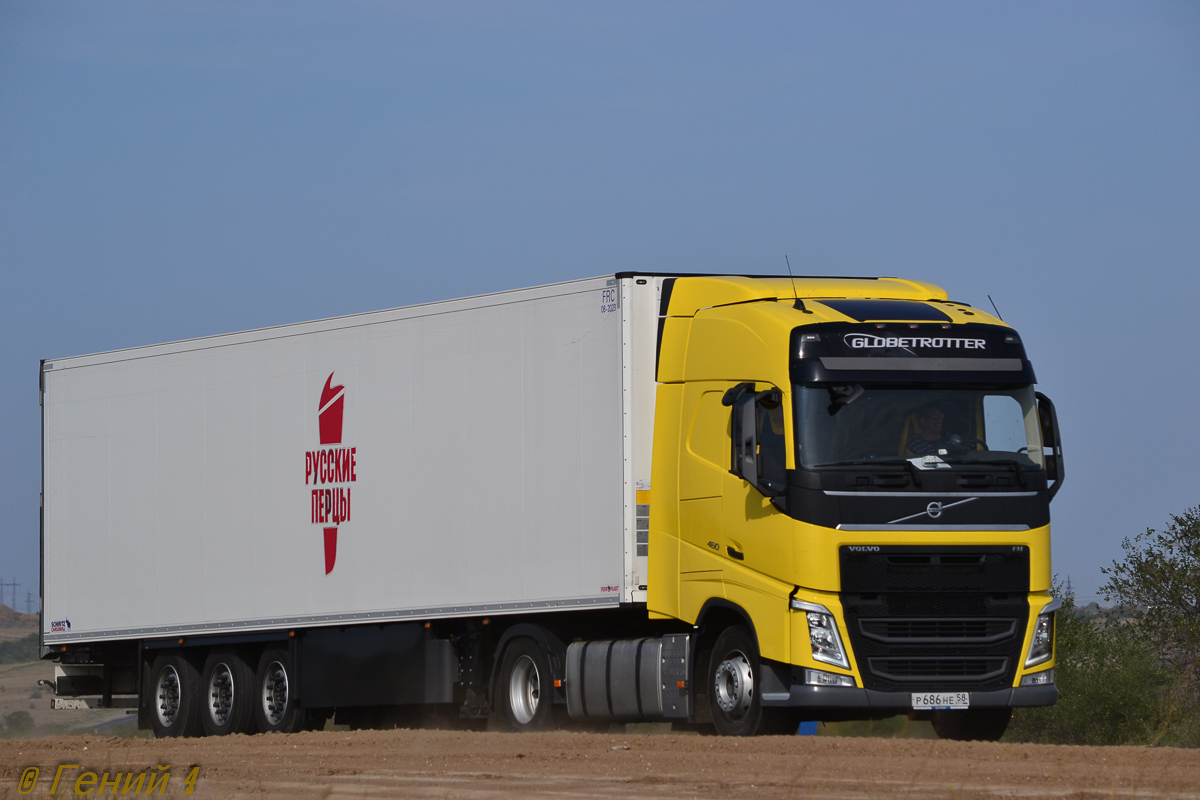 Пензенская область, № Р 686 НЕ 58 — Volvo ('2012) FH.460 [X9P]