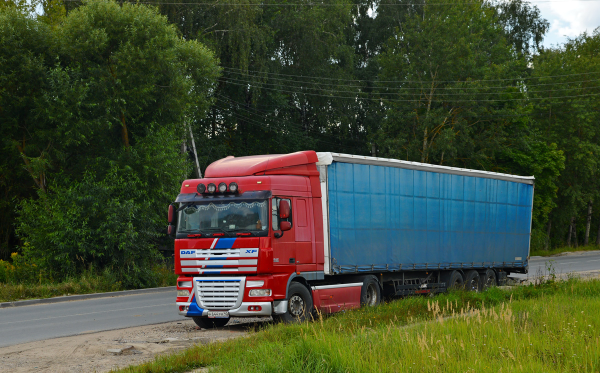 Калужская область, № Н 644 РМ 40 — DAF XF105 FT