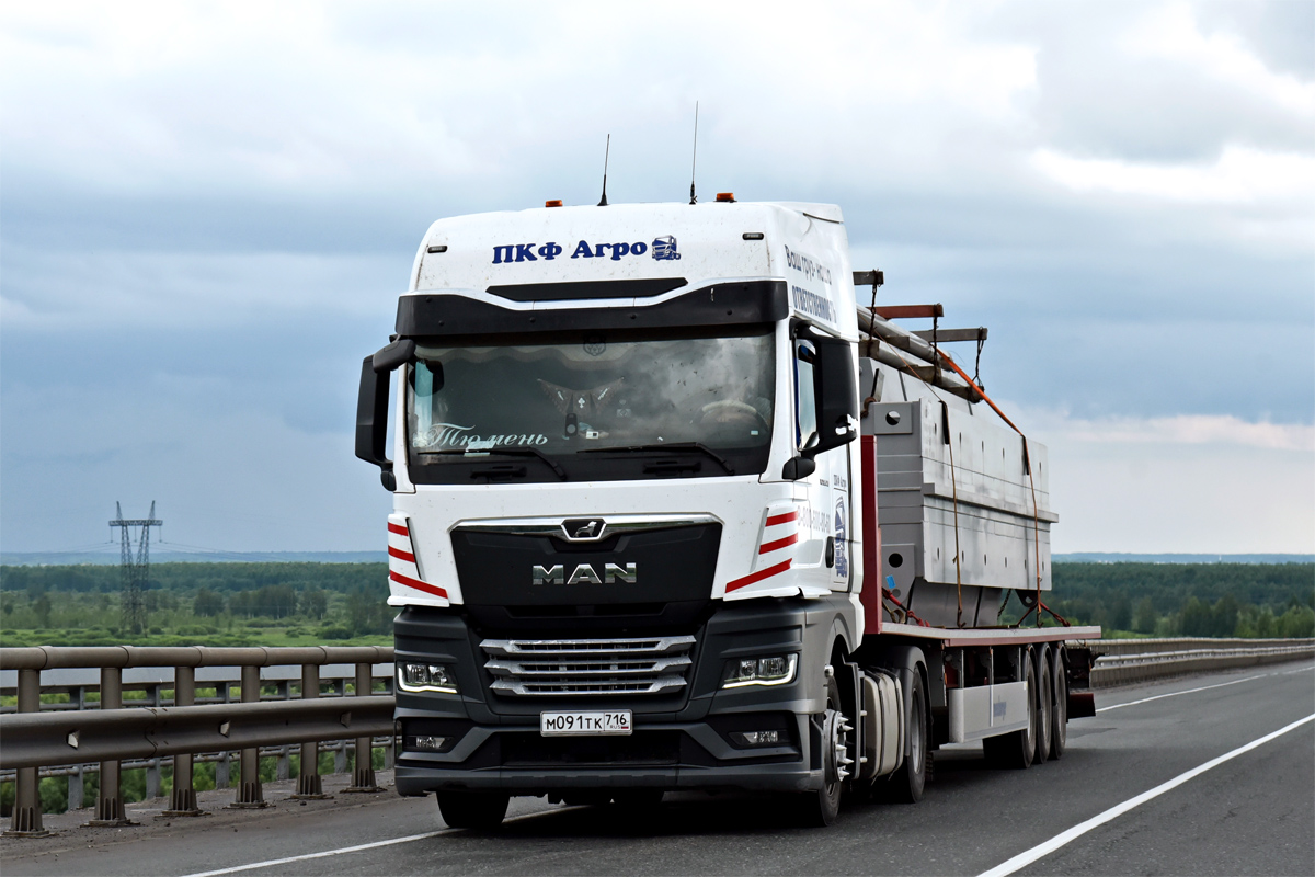 Татарстан, № М 091 ТК 716 — MAN TGX ('2020) (Общая модель)