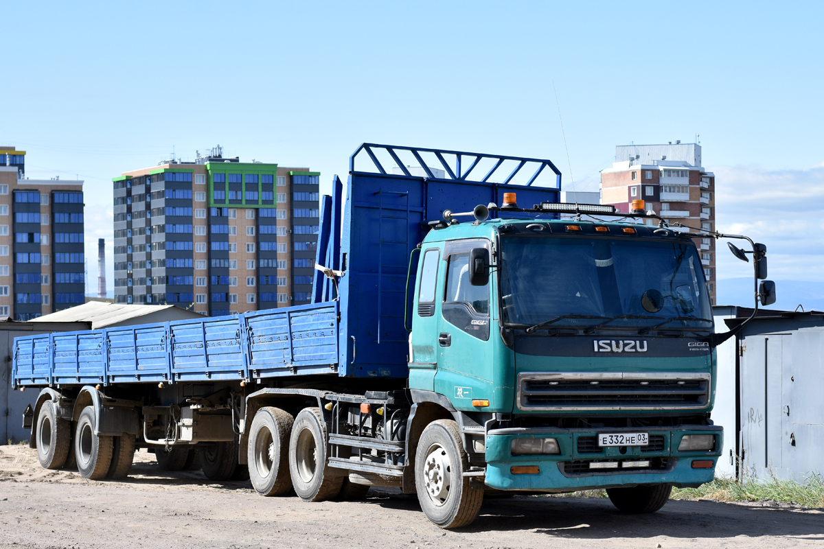 Бурятия, № Е 332 НЕ 03 — Isuzu Giga EXZ