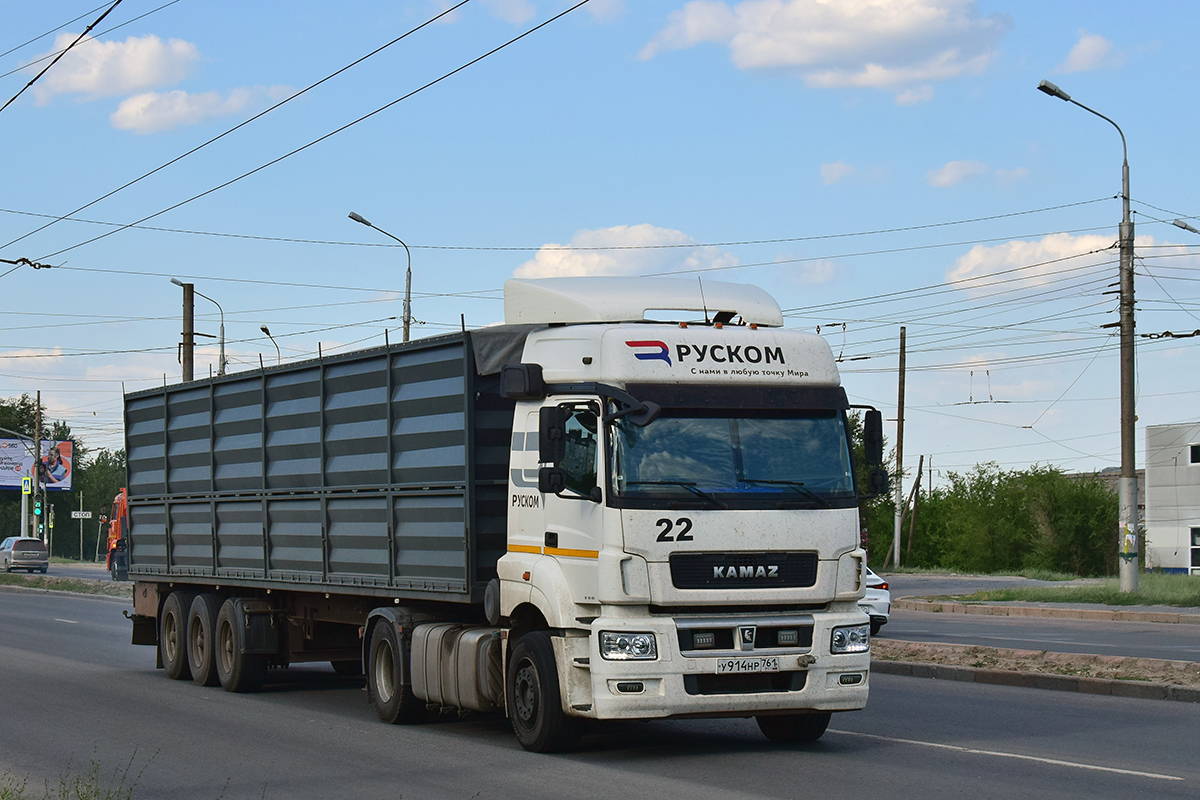 Ростовская область, № У 914 НР 761 — КамАЗ-5490-S5