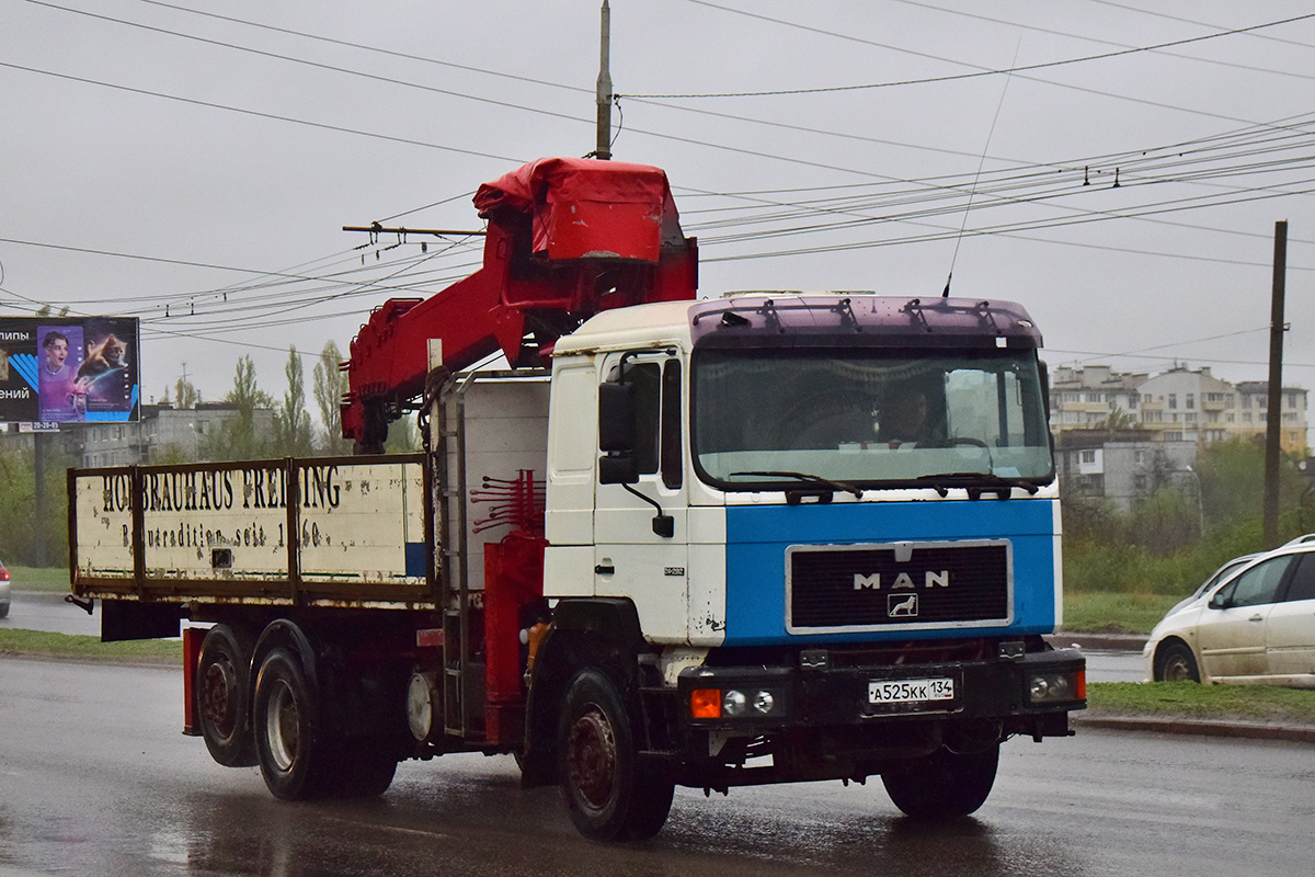 Волгоградская область, № А 525 КК 134 — MAN F90 19.xxx (общая)