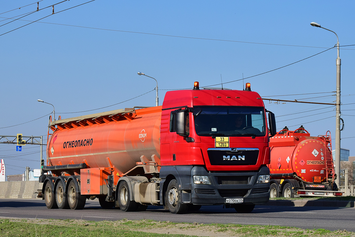 Волгоградская область, № Е 070 ЕА 134 — MAN TGX ('2007) 18.440