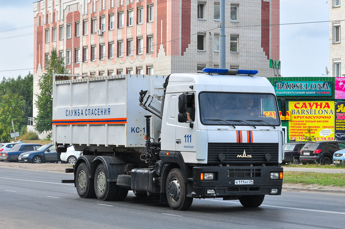 Архангельская область, № К 111 НТ 29 — МАЗ-6312A8