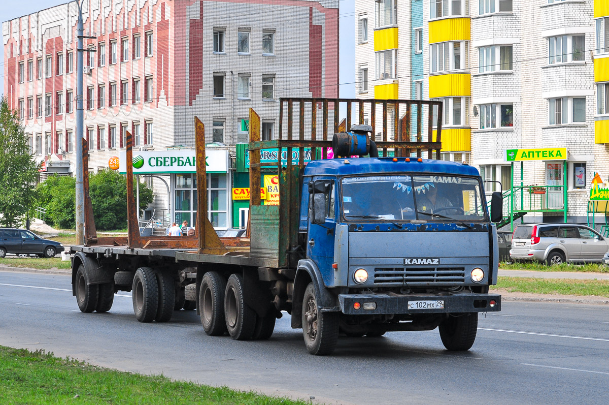 Архангельская область, № С 102 МХ 29 — КамАЗ-53212