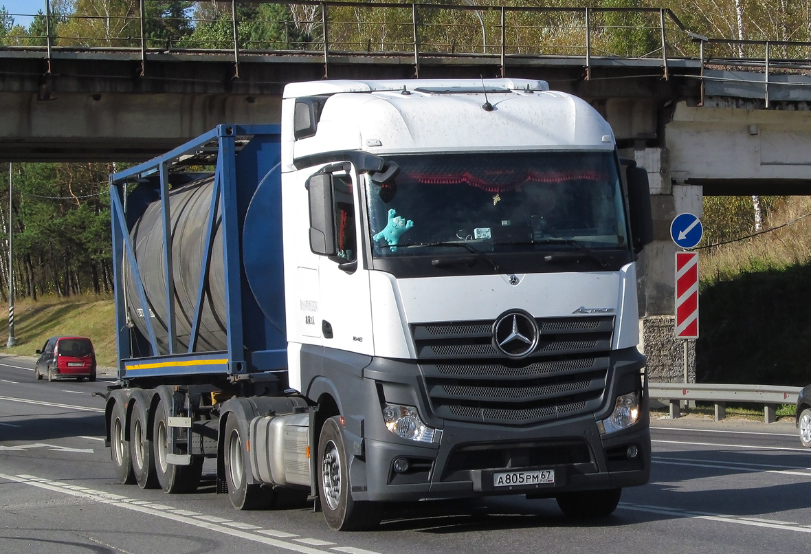 Смоленская область, № А 805 РМ 67 — Mercedes-Benz Actros ('2022) [LRD]