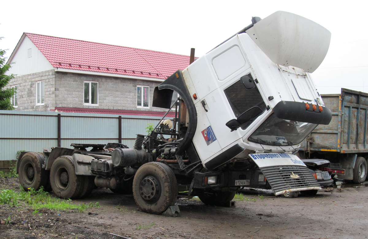 Свердловская область, № Е 124 ЕА 196 — МАЗ-642208