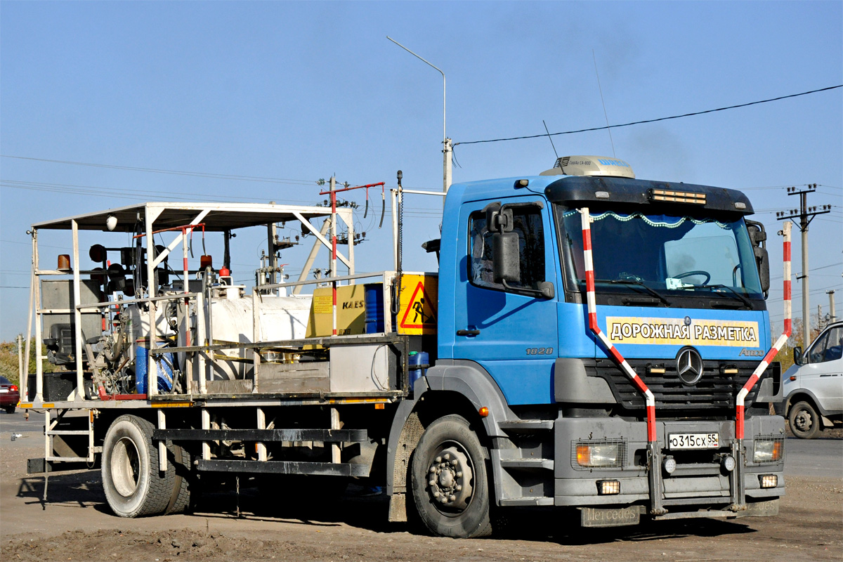 Омская область, № О 315 СХ 55 — Mercedes-Benz Atego 1828