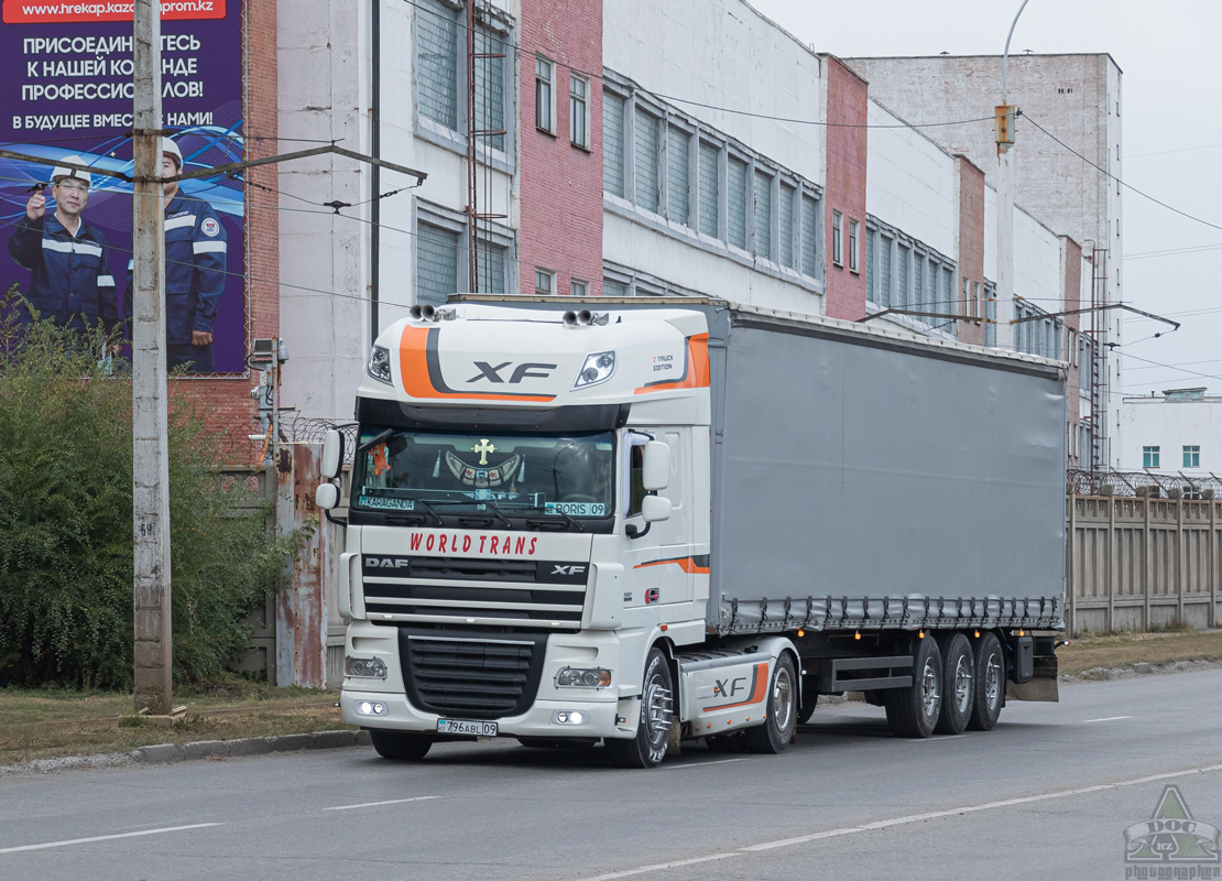 Карагандинская область, № 796 ABL 09 — DAF XF105 FT