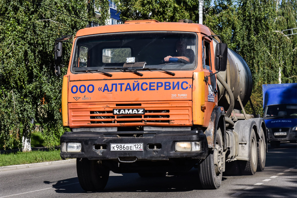 Алтай, № К 986 ВЕ 122 — КамАЗ-65115-62