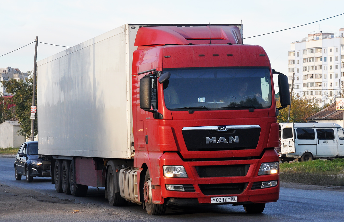 Омская область, № У 031 ВЕ 55 — MAN TGX ('2012) 26.440