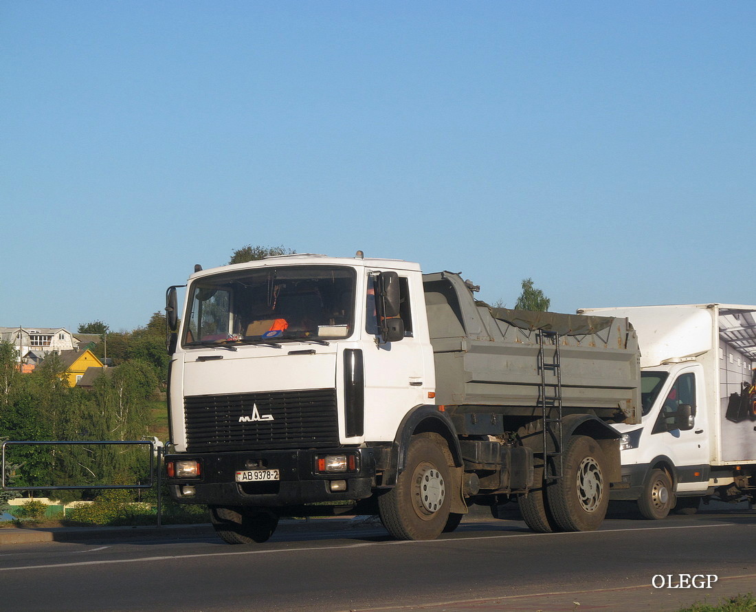 Витебская область, № АВ 9378-2 — МАЗ-5551 (общая модель)