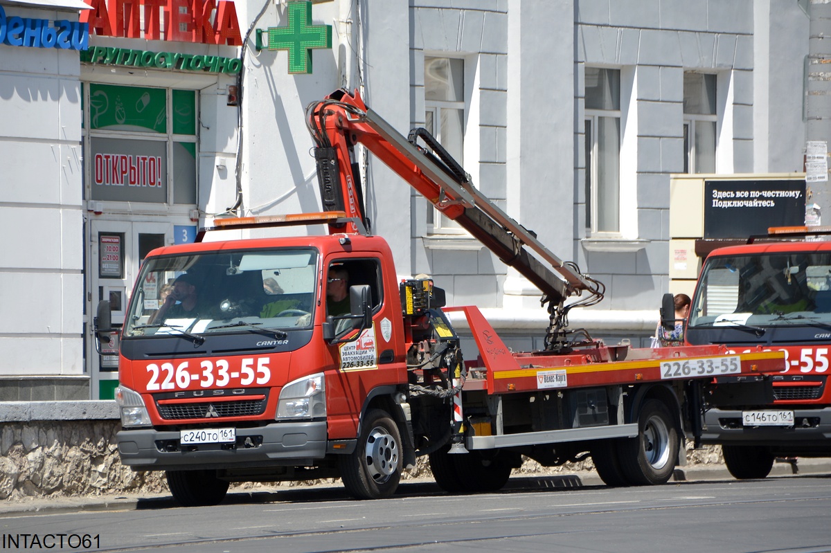 Ростовская область, № С 240 ТО 161 — Fuso Canter [Z8V, Z9M]