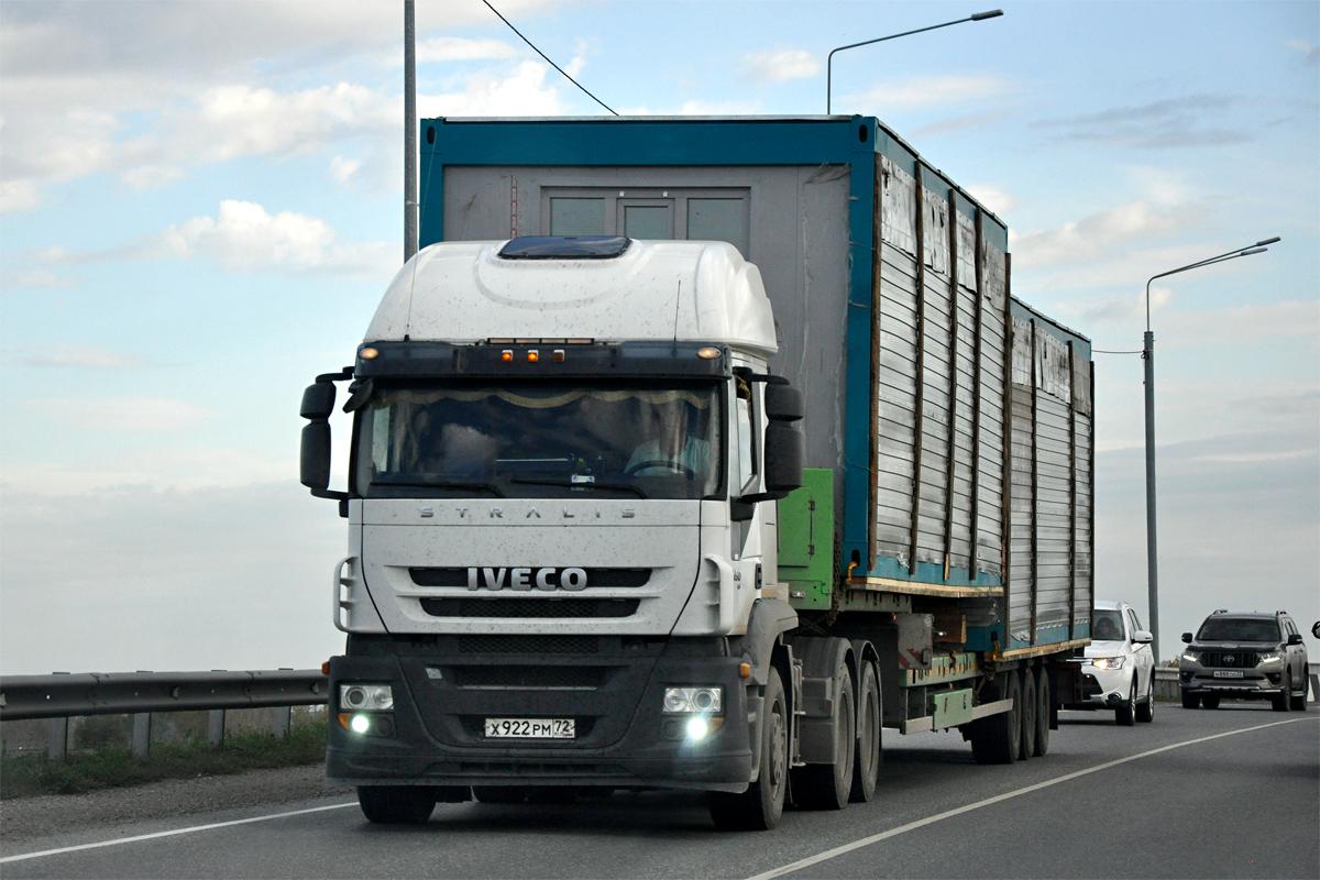 Тюменская область, № Х 922 РМ 72 — IVECO Stralis ('2007) 450