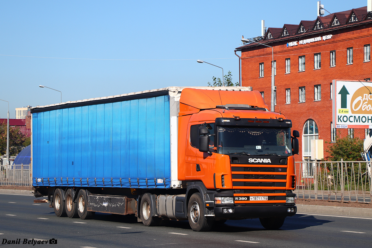 Башкортостан, № У 187 ТТ 102 — Scania ('1996) R114G