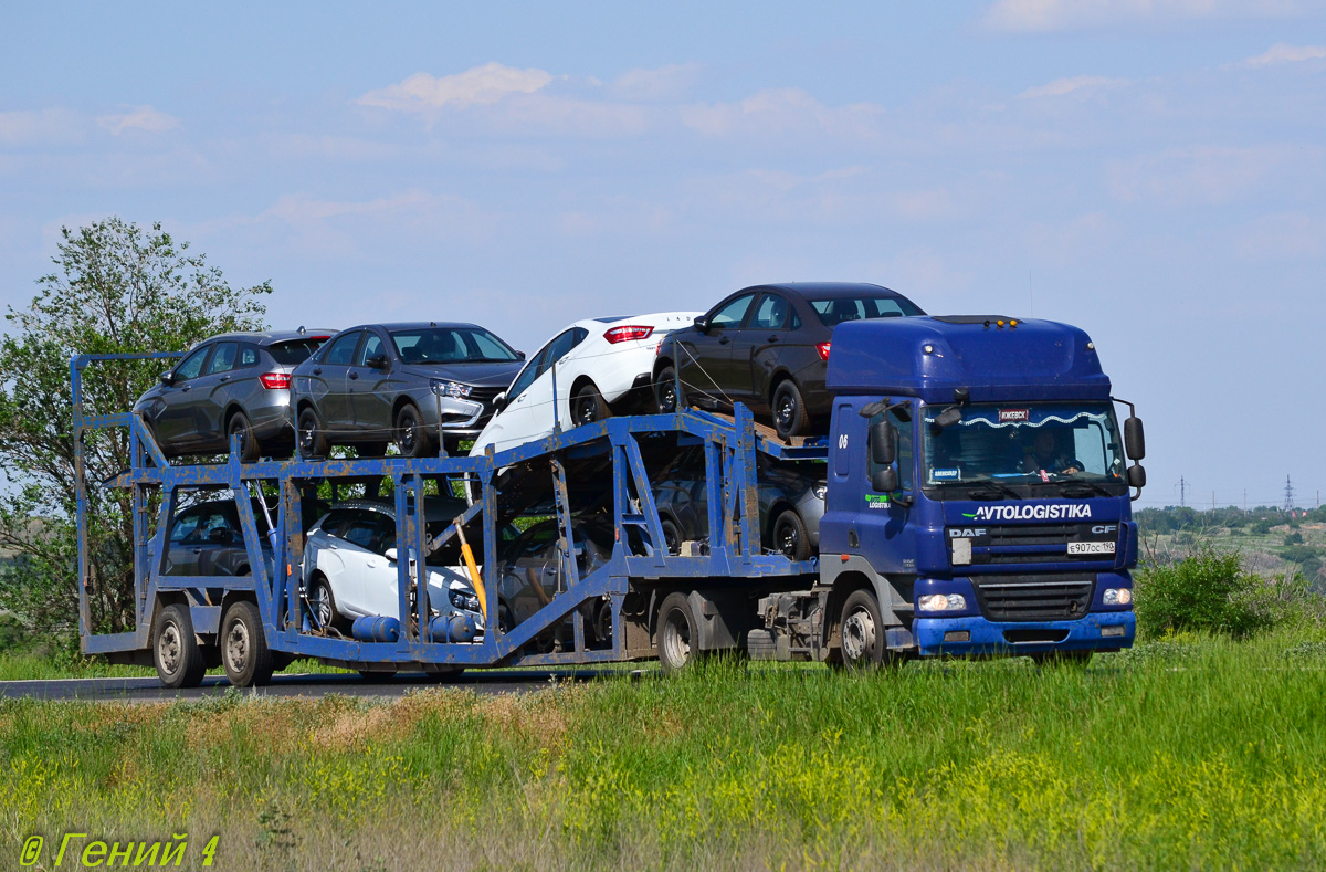 Московская область, № Е 907 ОС 190 — DAF 85 (CF) FT