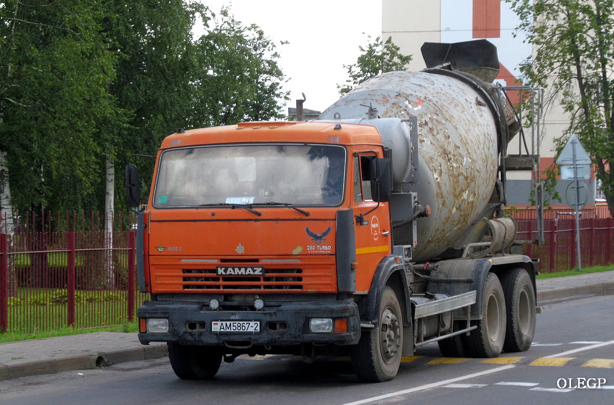 Витебская область, № АМ 5867-2 — КамАЗ-65115 (общая модель)