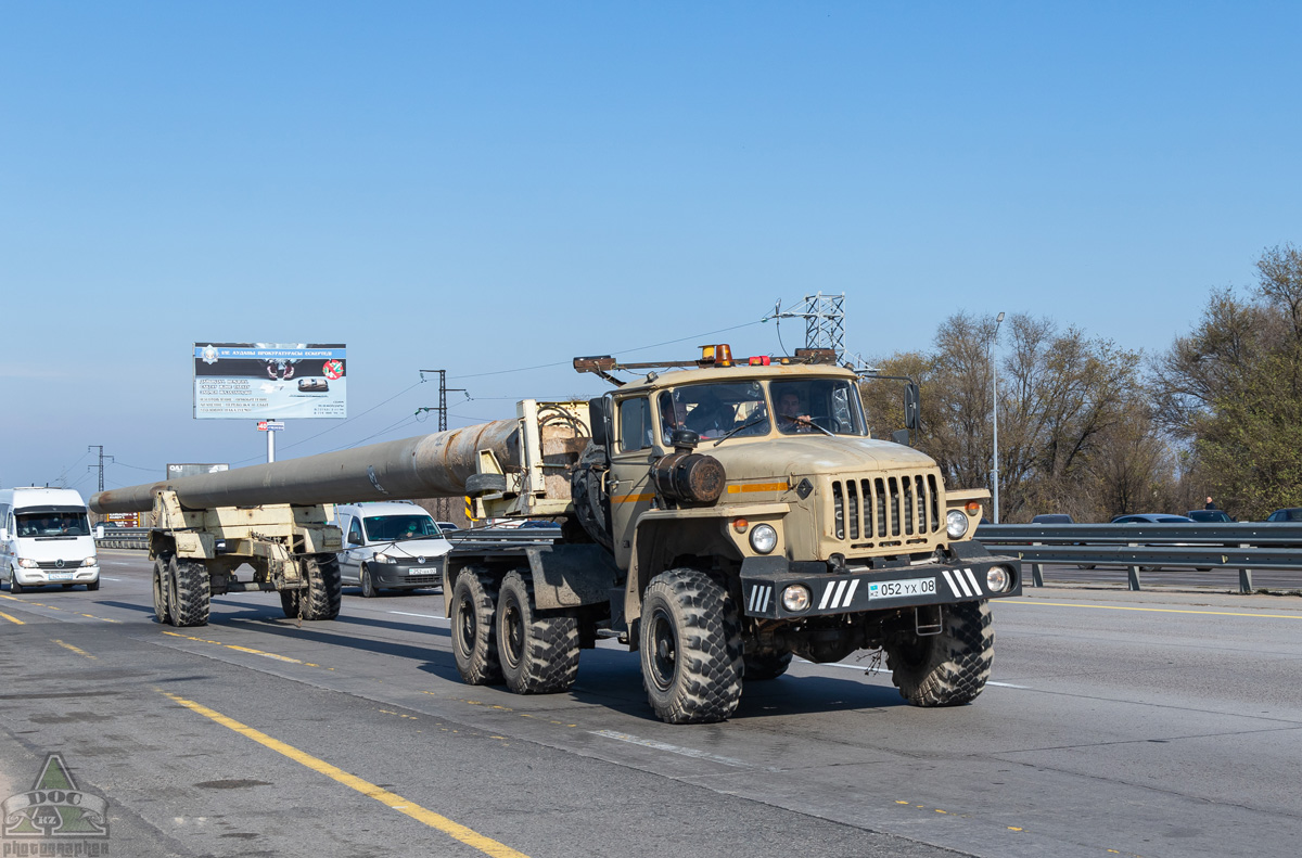 Жамбылская область, № 052 YX 08 — Урал-43204-31; Жамбылская область — Прицепы с нечитаемыми (неизвестными) номерами