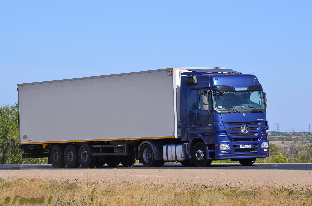 Ставропольский край, № А 228 СМ 126 — Mercedes-Benz Actros ('2009) 1844