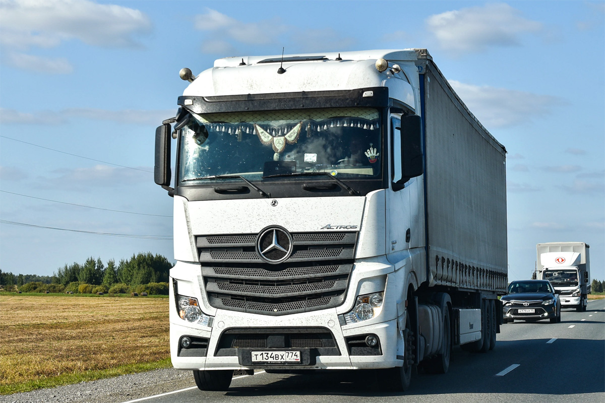 Челябинская область, № Т 134 ВХ 774 — Mercedes-Benz Actros ('2022) [LRD]