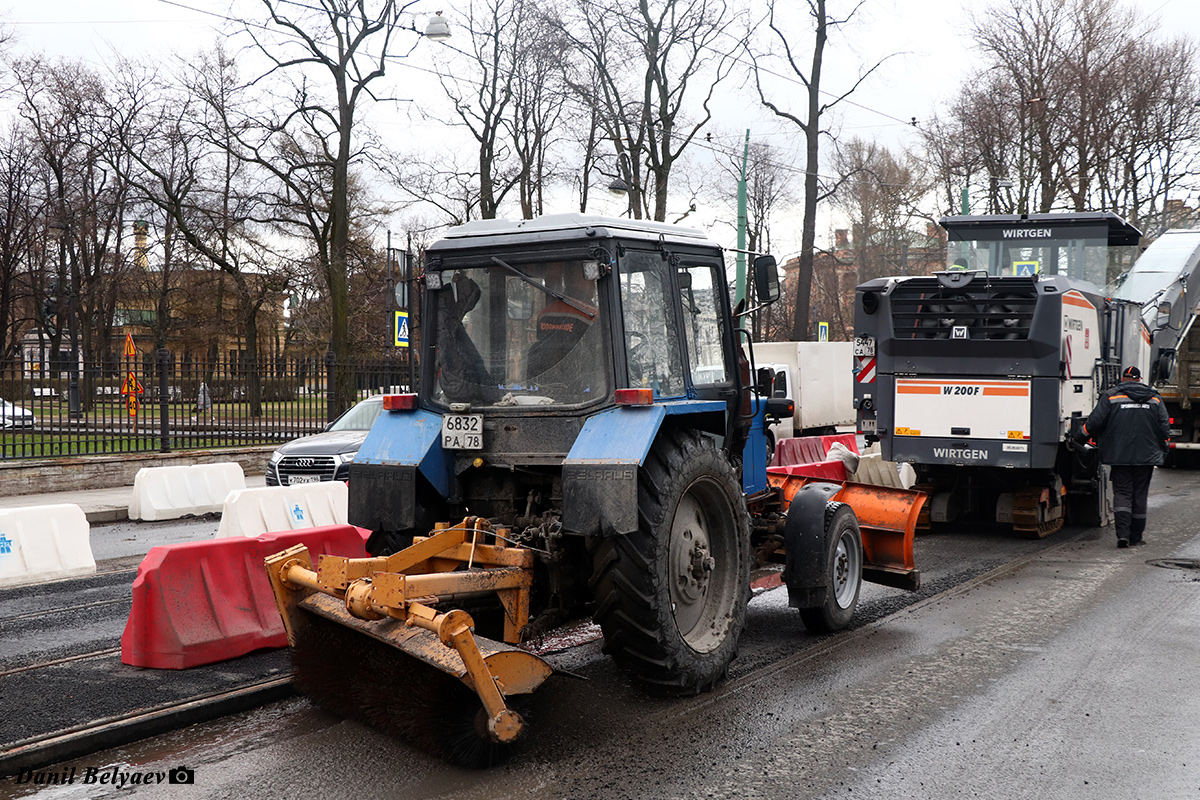 Санкт-Петербург, № 6832 РА 78 — Беларус-82.1