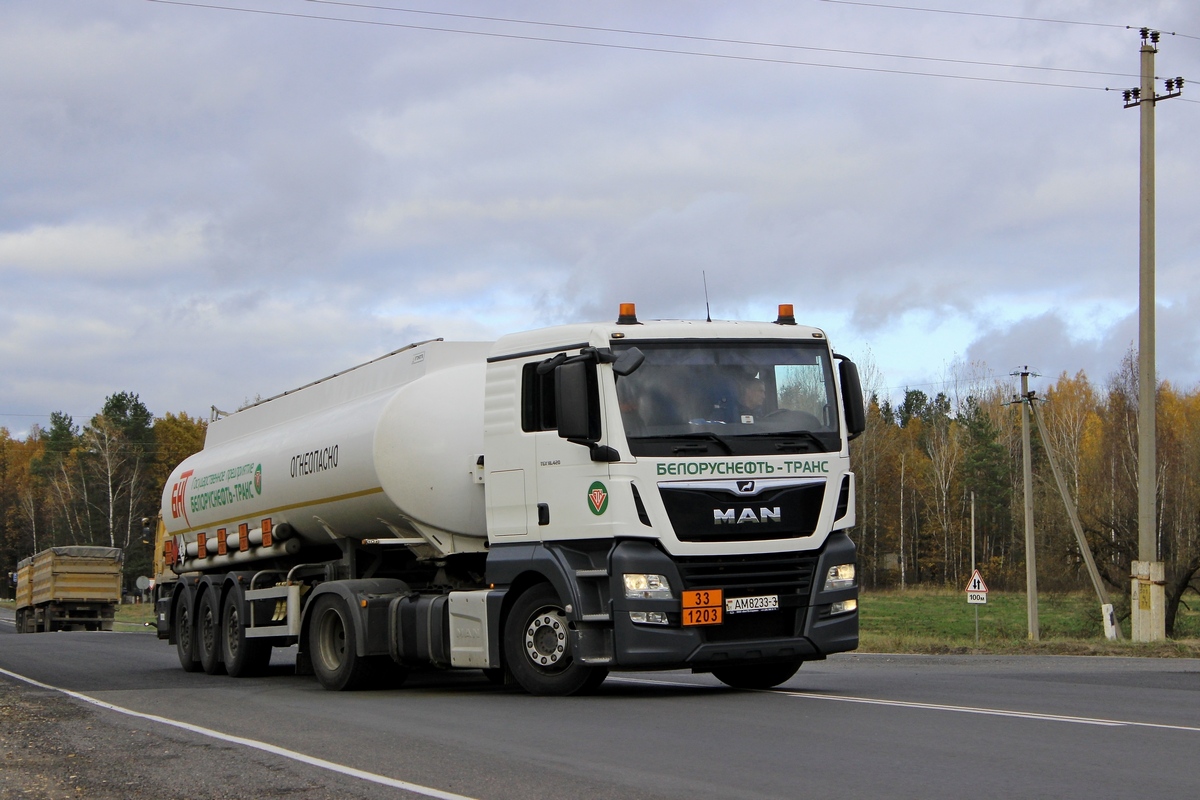 Гомельская область, № АМ 8233-3 — MAN TGX ('2016) 18.420