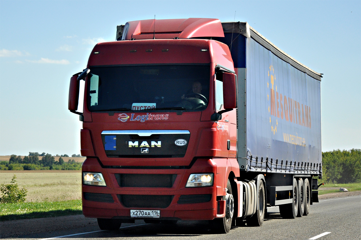 Татарстан, № Х 270 АА 116 — MAN TGX ('2007) 18.400