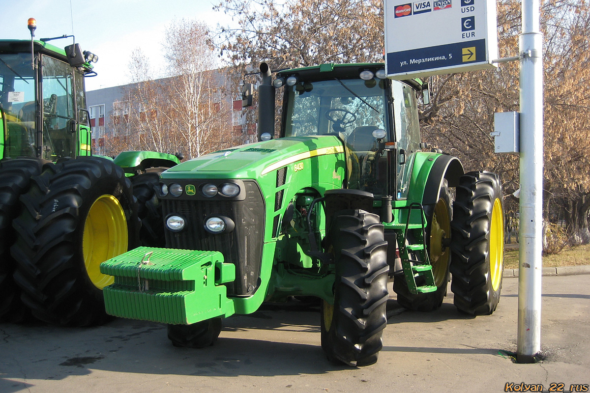 Алтайский край, № (22) Б/Н СТ 1223 — John Deere 8430; Алтайский край — Спецтехника с нечитаемыми (неизвестными) номерами; Алтайский край — Выставка "Алтайская Нива 2010"