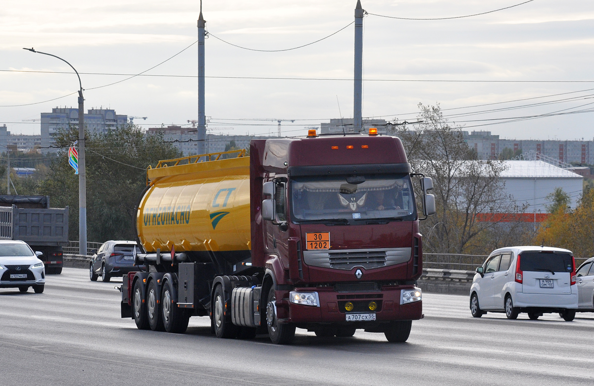 Омская область, № А 707 СХ 55 — Renault Premium ('2006) [X9P]